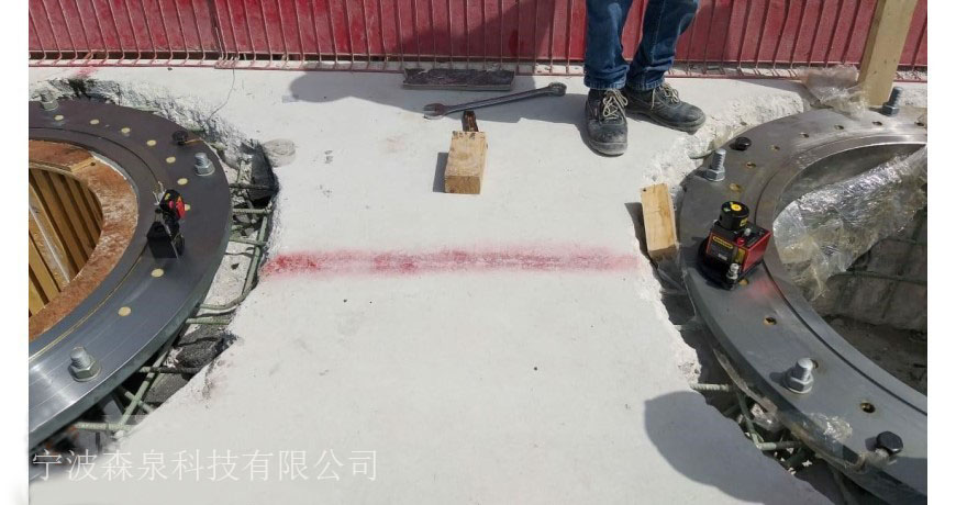 泵法蘭安裝中平整度和水平度測量